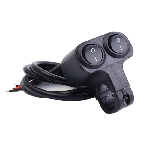 Interruptores motocicleta adelante luz interruptor manillar foco triciclo 12V