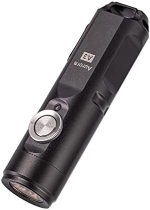 RovyVon A3 Gen 4 Torcia Portachiavi 650 Lumen – Super Luminosa E Compatta, Gr. 4 Grigio