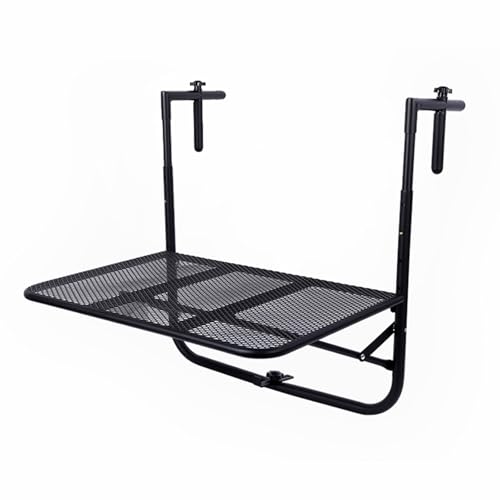 Mesa plegable de balcón para barandillas de apartamentos y terrazas pequeñas 2