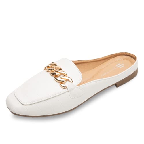 Sixth Street Womens Casual Comfortable and Lightweight Ballerina Ballet Flats-White-(Size-39) (B0B82BFXGC) Amazon Price History, Amazon Price Tracker