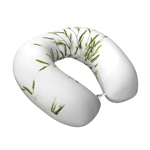 Almohada U Ergonomica de Fibra de Poliéster Negra miniatura 2