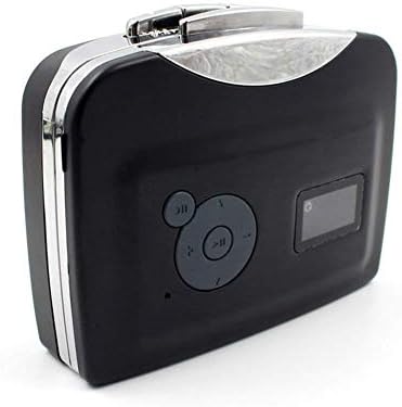 Etzin Cassette Player, Portable Cassette to MP3 Converter Retro Music Recorder with Earphone, Ezcap Cassette Capture Convert to MP3 via USB Disk, No Need Driver-EPL-149CA.
