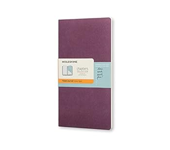 Paperback Moleskine Chapters Journal, Slim Medium, Ruled, Plum Purple, Soft Cover (3.75 X 7) Book