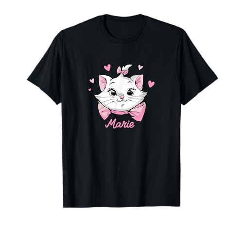 T-shirt Disney Marie femme blanc haut manches courtes Les Aristochats