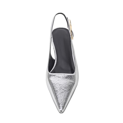 Chaussures à talons bout pointu de 5,5 cm avec bride arrière à boucle - 3