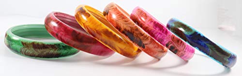 Image of NMII Multicolour Glass Kada Set For Women and Girls with Sleek Finish & Abstract Design | Glass Bangles For Women | Kada For Girls Daily /Party /Office | Fashion Jewellery