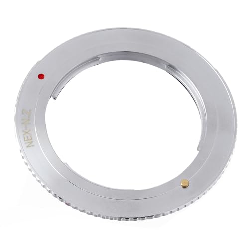 Anillo adaptador de cobre y aluminio con montura E, alta durabilidad y control manual