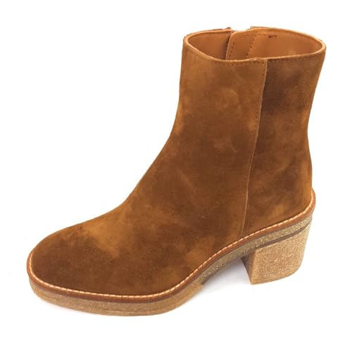 Alpe Para Mujer. 262611 Botines De Piel Janis MarróN (37), 5 A 8Cm, Cremallera, Casual - 3