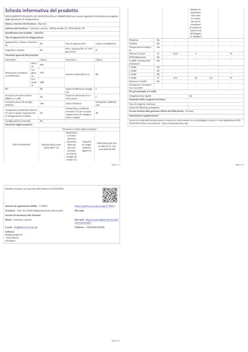 KLARSTEIN Big Daddy Cool - Frigorifero e Freezer Combinati, Frigorifero Combinato, ECOExcellence System, 2 Ripiani in Vetro di Sicurezza, Frigo da 61 L e Freezer da 25 L, 86 L, Argento - 10