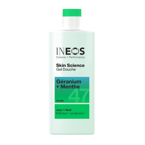 Gel douche INEOS Skin Science hygiène corps soin nettoyant menthe géranium