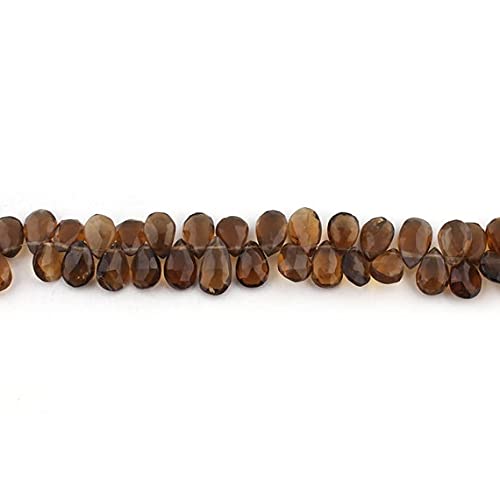 Beer Quartz Pear Drop Beads briolette en quartz naturel pour bijoux