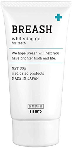 BIZENTO公式 ブレッシュホワイトニング 歯磨きジェル 30g 1個 口臭 歯周病 予防 薬用デンタルジェルTG 医薬部外品