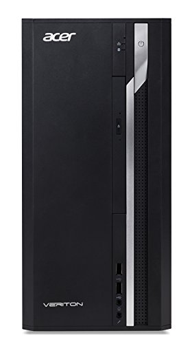 Tastiera e mouse usb Acer Veriton ES2710G Desktop con Processore Intel Core i3-7100, Ram da 4 GB DDR4, HDD 1000 GB, DVD, Scheda Grafica Intel HD, Tastiera e Mouse USB, Windows 10 Professional, Nero