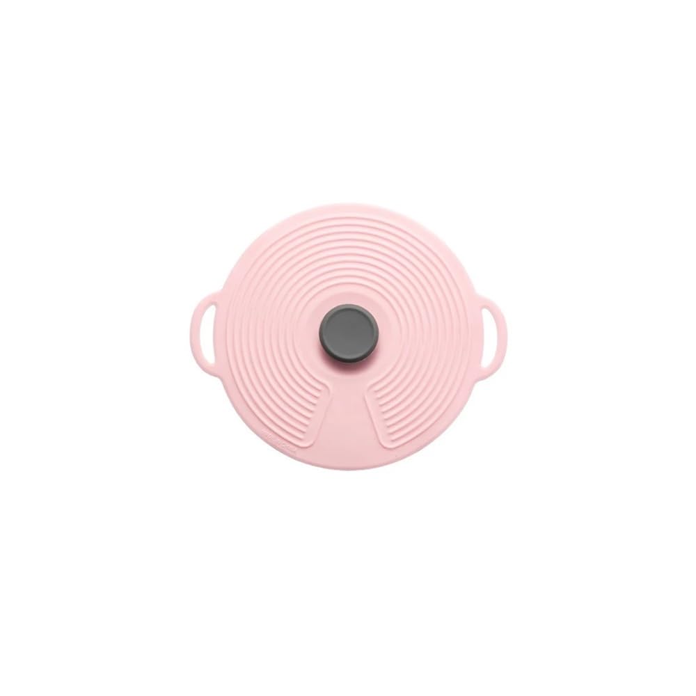 2Pcs Flexible Reusable Silicone Stretch Seal Lids - Universal Airtight Food Covers for Bowls, Pots, and Pans to Keep Food Fresh(Pink,28cm)