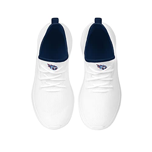 Image of FOCO NFL Womens NFL Team Logo White Athletic Shoes Sneakers