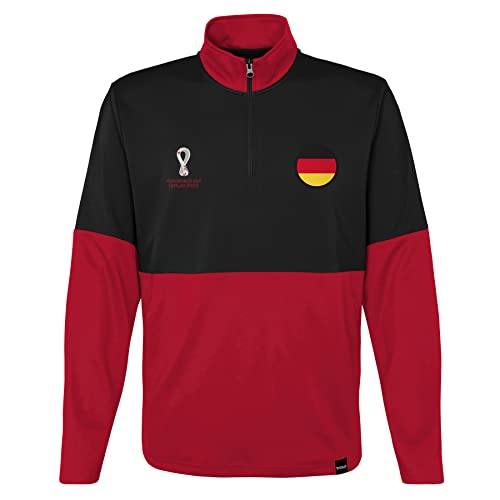 FIFA Mäns officiella Fifa World Cup 2022 1/4 Zip Pull Over - Tyskland Quarter Zip Pull Over (förpackning med 1)