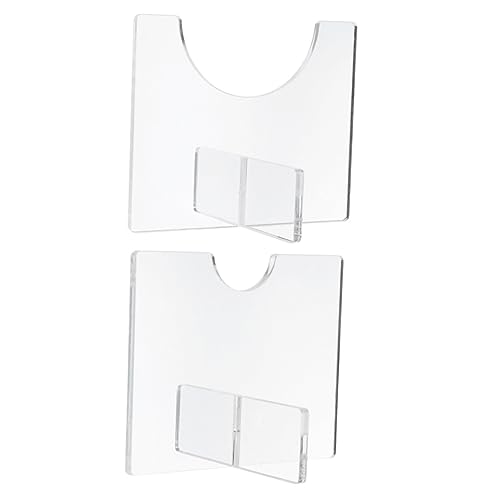 KICHOUSE Baseball Display Mount Acrylic Bat Holder Display Rack Save Space for Collector Baseball Enthusiasts