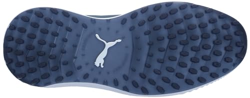 Puma Golf Men's Ignite Elevate Golf Shoes, Feather Gray/Evening Sky/Puma White, 144
