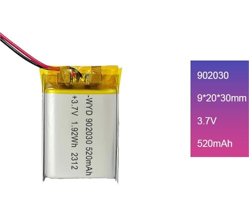 Batería recargable 902030 520 mAh 3,7 V para solucionar problemas de carga en tus gadgets 3