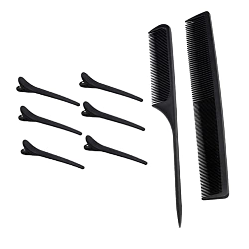 PATKAW 2 Piezas 6 Peine De Pelo Clip De Pelo Clips De Pelo Pasadores Clips Para El Pelo Peine De Peine De Corte De Pelo Peines De Peluquería Peine De Peinado Horquillas