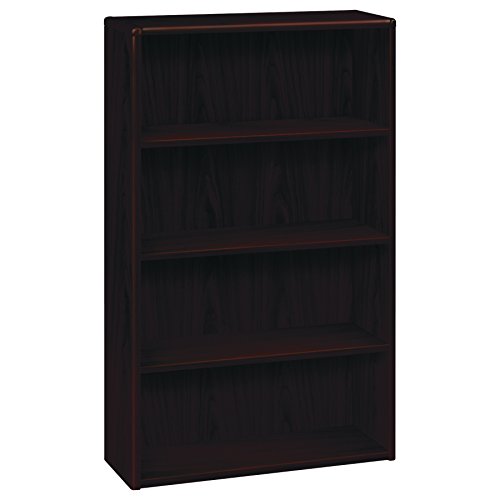 Hon 10700 Series Wood Bookcase Four Shelf 36W X 13 1/8D X 57 1/8H Mahogany #TOP7