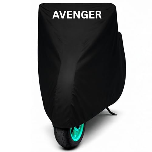 Image of Premium Bike Cover for Avenger, Street 160, Cruise 220, Avenger All Model fit 100% Waterproof, Dustproof - Ultra-Shield & All Weaather Protection for Extended Bike All Bike Body Cover