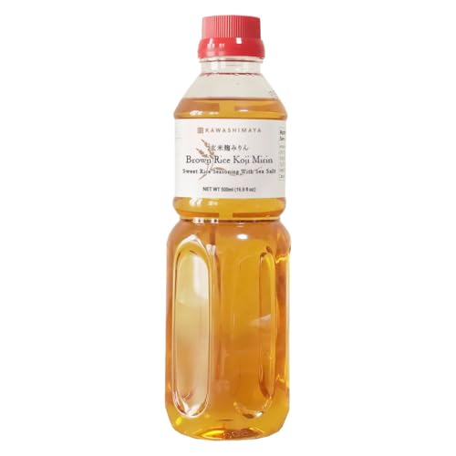 Kawashimaya Brown Rice Mirin Japanese Cooking Wine 16.9 fl oz (500ml)