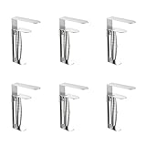 Misounda 6 Stück tischdeckenklammer aus Edelstahl - tischklammern - zum Befestigen der tischdeckenklammern für draußen Hochzeit - Gartenbankett tischtuchklammern - Restaurant tischdeckenhalter