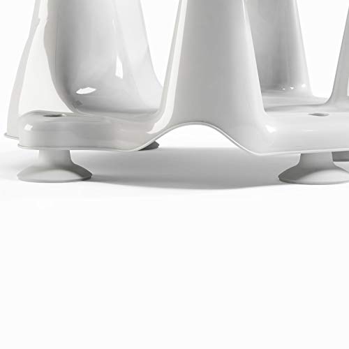 OKBaby Flipper Anti-Slip Baby Bath Seat and Thermometer, White - Image 6