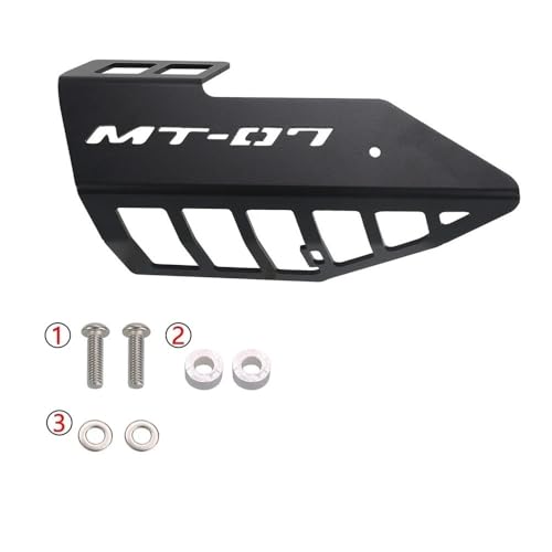 Protector térmico de escape para evitar quemaduras en MT-07 3