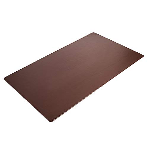 Dacasso Classic Leather Mat Desk Pad, 34 X 20, Chocolate Brown #TOP4