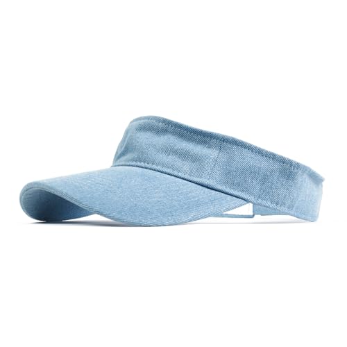 Image of ANDICEQY Sport Sun Visor Hats Adjustable Empty Top Baseball Cap Cotton Ball Caps for Women and Men
