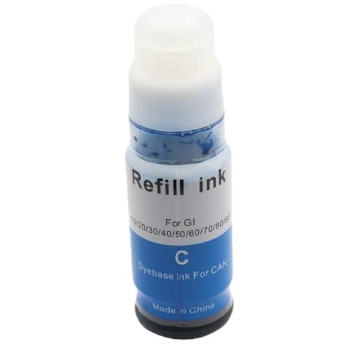 Recharge d'encre GI20 cyan pour résoudre les problèmes de réservoir vide sur G5020