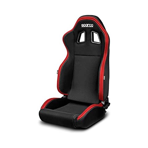 Sparco Sport Seat R100 MY22 Black/Red (Reclinable) Cover