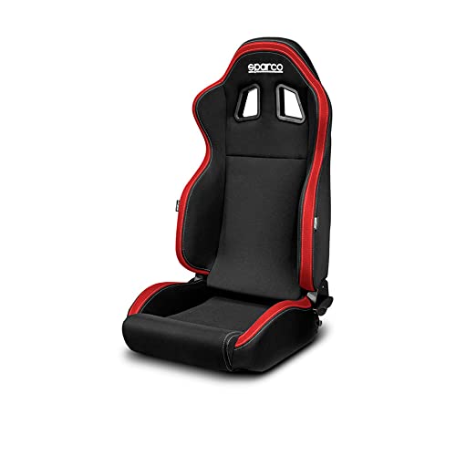 Sparco ASIENTO R100 MY2022 NEGRO/ROJO