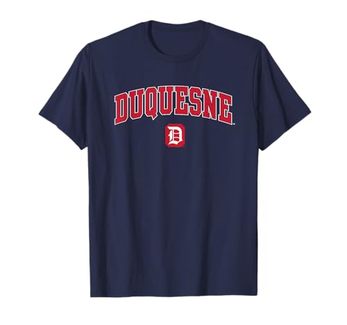 Duquesne Dukes Arch Over Navy Officially Licensed T-Shirt