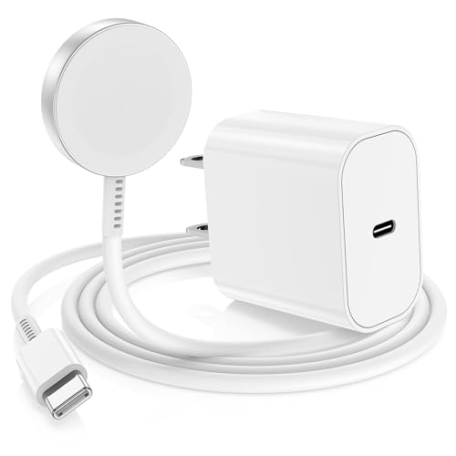 USB C Apple Watch Charger, [Apple MFi Certified] Magnetic iWatch Fast Charging Cable Cord 6ft with 20W Type C Wall Charger Plug Block for Apple Watch Series Ultra 2/Ultra/Series 9/8/7/SE/6/5/4/3/2/1