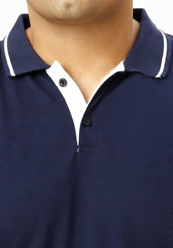 Image of Wear Your Opinion Men's Plus Size Tipped Polo Collar Neck Tshirt