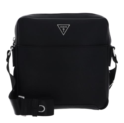 Eco Saffiano Top-Zip Flat Crossbody