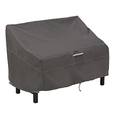 Classic Accessories Ravenna Water-Resistant 50 Inch Patio Bench Cover, Patio Furniture Covers