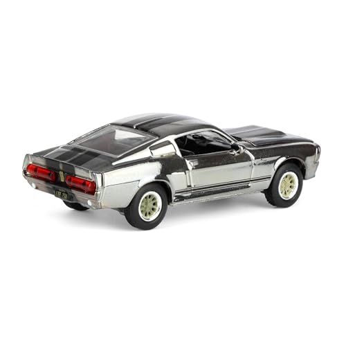 Greenlight 1/64 Ford Mustang Eleanor 1967 Plata miniatura 3