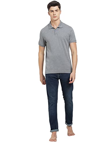Jockey 3912 Men's Super Combed Cotton Rich Solid Half Sleeve Polo T-Shirt