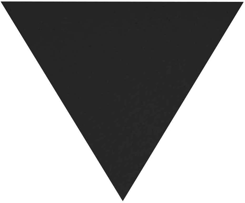 2-Pack — Acoustic Foam Corner Bass Traps | Acoustical Foam Panels | Audio Soundproofing Record Studio Treatment | Sound Insulated Angled Block | (2x TRIANGLE, 42cm (16.5 inches))