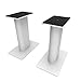 Produktbild Kanto SP9W Desktop Speaker Stands for Small/Medium Bookshelf Speakers & Compact/Mid-Size 2-4 Studio Monitors | 8.3" Tall | Pair | White