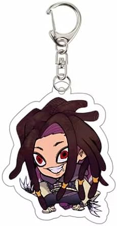 GACHIAKUTA Anime Acrylic Keychain Chibi Charm Rudo Jabber Amo Zanka Riyo Enjin Cute Keyring Pendant Gift