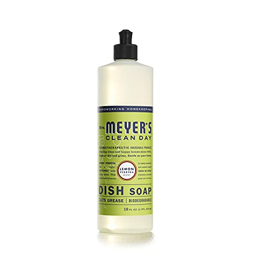 Image of MRS. MEYER'S CLEAN DAY Dish Soap Lemon Verbena, 16 Fl. Oz. (Pack of 3)