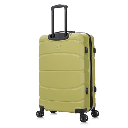 Image of DUKAP SENSE 28-Inch Large Hardside Spinner Luggage Durable Zippered Green