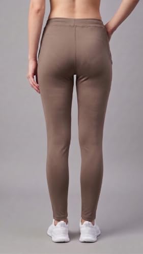 Image of Mehrang Stretchable Yoga Pants for Women & Gym Pants for Women Workout with Mesh Insert & Side Pockets