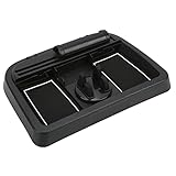 Tbest Multifunktionale Auto-Armaturenbrett-Griffschale, Armaturenbrett-Organizer, Ersatz für Modell 3/Y 2017 2022, Robuste ABS-PVC-Aufbewahrungsbox mit Rutschfesten Gummi-Pads,