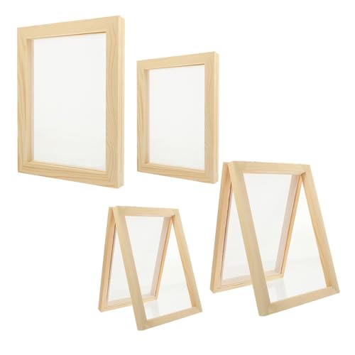 Cadre bois fabrication de papier DIY pour créer vos herbiers de fleurs séchées